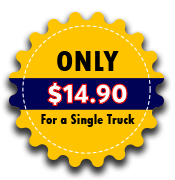 Only  $14.90 for a single truck